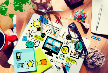 Innovative web design solutions concept