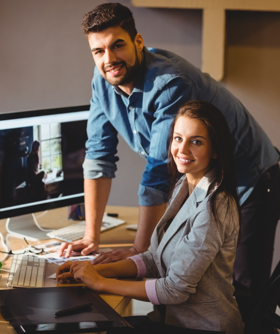 Graphic showing our company values on the Who We Are page